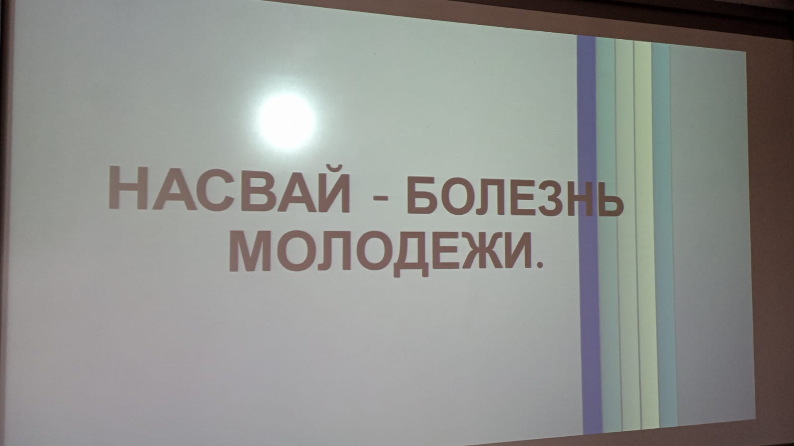 В колледже прошли лекции по профилактике употребления психоактивных веществ 